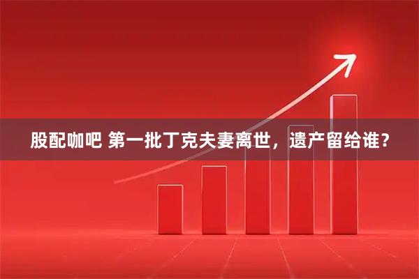 股配咖吧 第一批丁克夫妻离世，遗产留给谁？